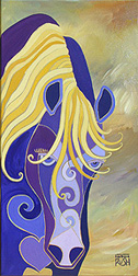 Gazing Mare Painting